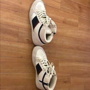 Aldo Cream and Navy Sneakers